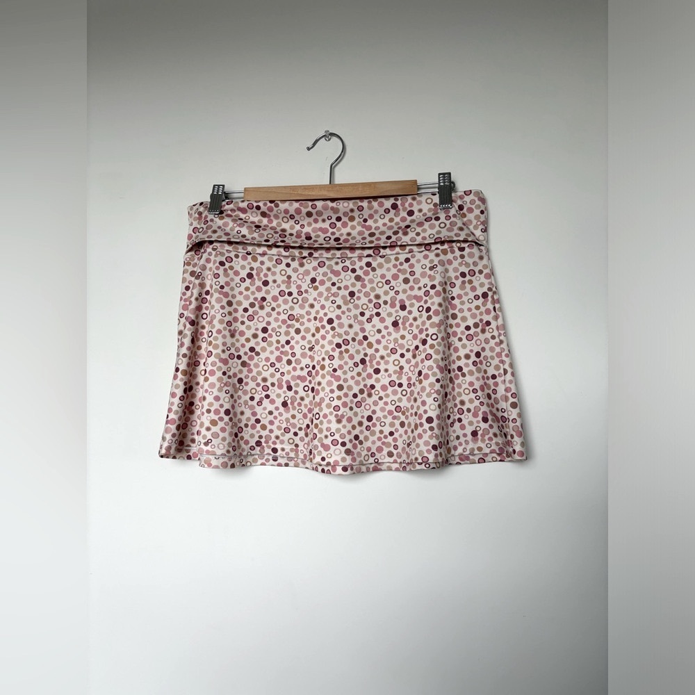 Beautiful Polka Dots Women's Swim Tennis Pull On Mini Skirt Coverup M-L
